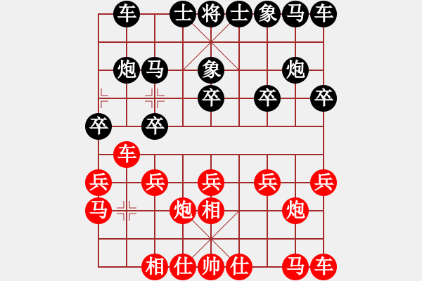 象棋棋譜圖片：大海[紅] -VS- 負(fù)分太后 魚(yú)[黑](2) - 步數(shù)：10 