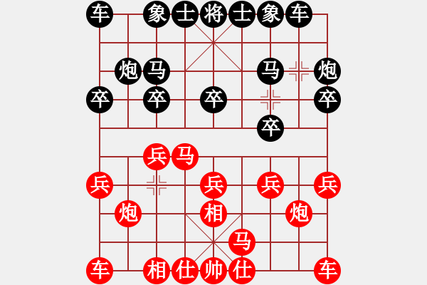 象棋棋譜圖片：《空城妙曲諸葛獻，萬軍恭聽司馬驚！》5048【先負】戚文卿 - 步數(shù)：10 