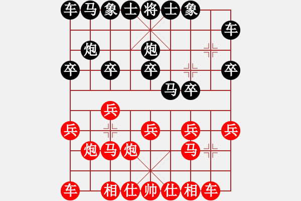 象棋棋譜圖片：20140321 在地鐵上與象棋巫師的第二局 lxt 先負 象棋巫師（大師） - 步數(shù)：10 