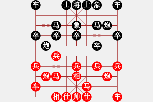 象棋棋譜圖片：棋海浪子(7段)-和-天煞星(9段) - 步數(shù)：10 