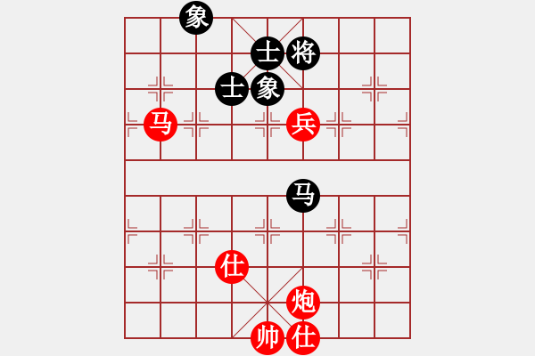 象棋棋譜圖片：手字應手炮(9段)-勝-梁家軍好牛(7段) 不棄卒飛象  慢 - 步數(shù)：121 