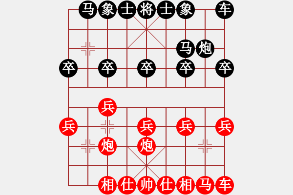 象棋棋譜圖片：手工畫[3332754821] -VS- 棋王[978949276] - 步數(shù)：10 