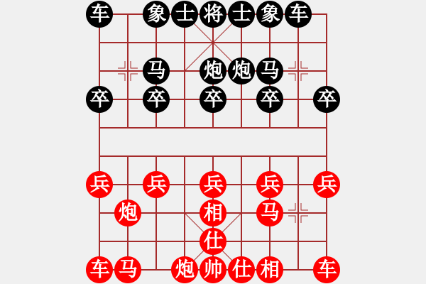 象棋棋譜圖片：真誠(chéng)相待-VS- 快樂天使 - 步數(shù)：10 