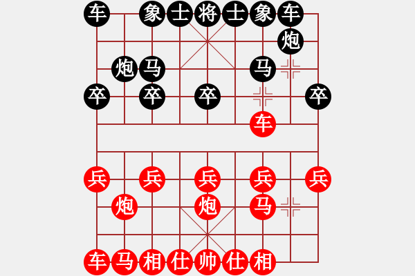 象棋棋譜圖片：2022.1.31.6中級(jí)場(chǎng)后勝屈頭屏風(fēng)馬 - 步數(shù)：10 