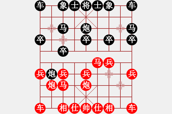 象棋棋譜圖片：滴水穿石佛[423375394] -VS- 萬(wàn)年迎客松[505942206] - 步數(shù)：10 