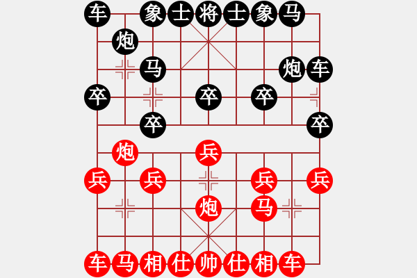 象棋棋譜圖片：虎嘯天風(月將)-勝-宰牛刀(4段) - 步數(shù)：10 