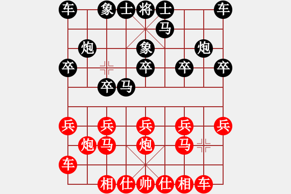 象棋棋譜圖片：2024.4.21.4先勝拐角馬順 - 步數(shù)：10 