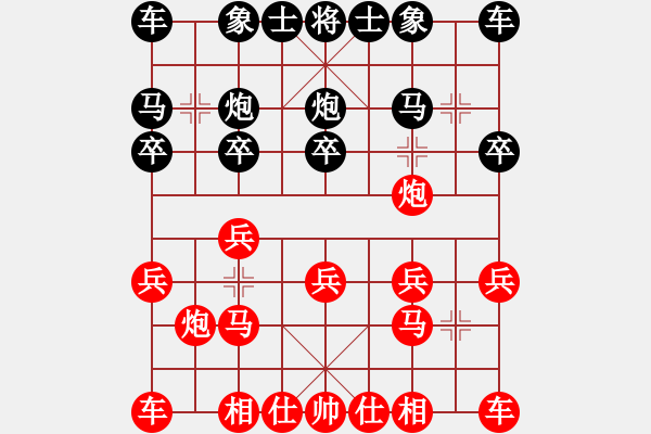 象棋棋譜圖片：綏中 張建瓴 勝 綏中 董文博 - 步數(shù)：10 