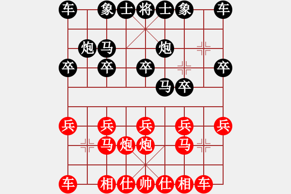 象棋棋譜圖片：戰(zhàn)意濃[244165931] -VS- 孤獨行者[1574474338]五六炮對反宮馬 - 步數(shù)：10 