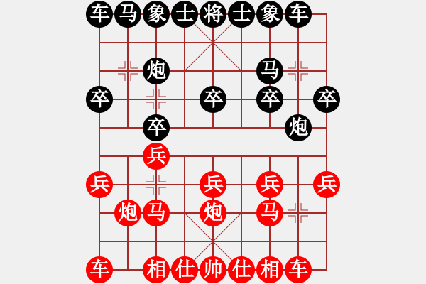 象棋棋譜圖片：懷杰(1段)-勝-中原大象(1段) - 步數(shù)：10 