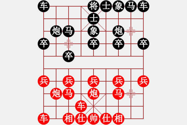 象棋棋譜圖片：橫才俊儒[292832991] -VS- 神奇[2303573611] - 步數(shù)：10 