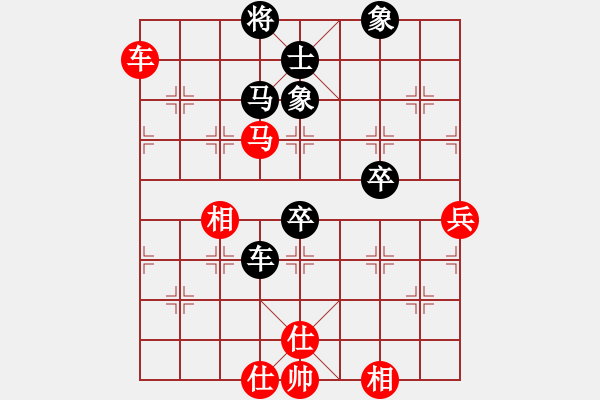 象棋棋谱图片：蒋川       先和 谢靖       - 步数：80 