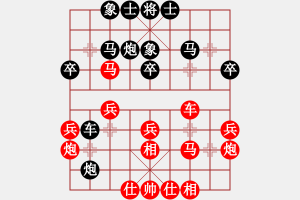 象棋棋譜圖片：浙江二臺(tái)(日帥)-負(fù)-紫夢(mèng)蘭蘭(9段) - 步數(shù)：30 