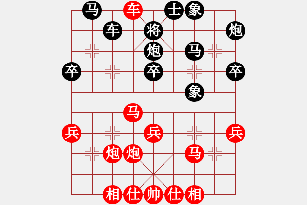 象棋棋譜圖片：濰衛(wèi)校甄(9星)-勝-laojiayilu(2星) - 步數(shù)：40 