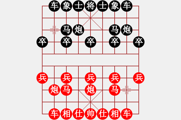 象棋棋譜圖片：下山王(月將)-和-猴王測(cè)試(日帥) - 步數(shù)：10 