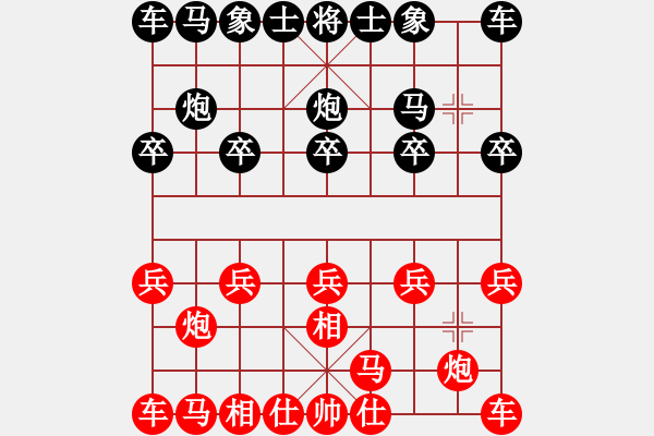 象棋棋譜圖片：中象 - 步數(shù)：5 