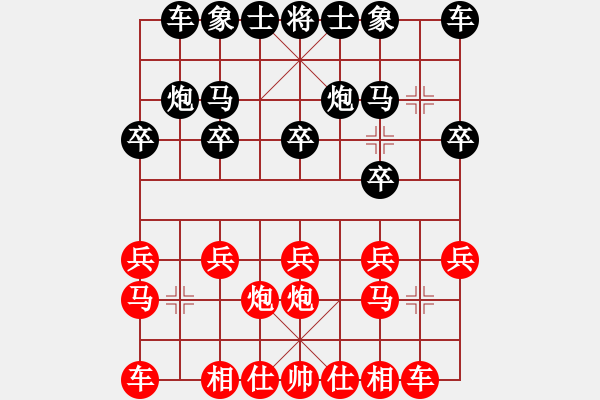 象棋棋谱图片：大荆老马VS燃烧的棒棒糖(2015 11 16) - 步数：10 