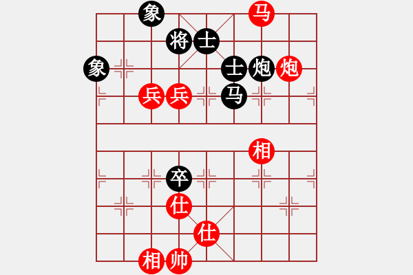 象棋棋譜圖片：溫州市象棋協(xié)會(huì) 張彬騰 勝 吉林省勵(lì)志橙體育文化傳播有限公司 周文鐵 - 步數(shù)：140 