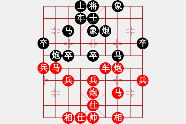 象棋棋譜圖片：飄渺無(wú)影(4段)-負(fù)-shijiasi(6段) - 步數(shù)：40 