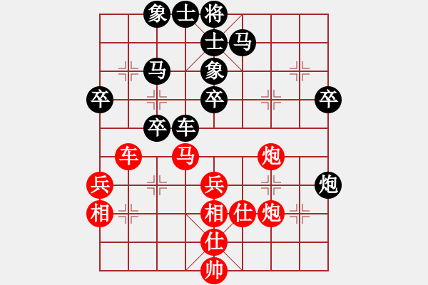 象棋棋譜圖片：跑馬溜溜(2段)-負(fù)-神的一玩偶(9段) - 步數(shù)：40 