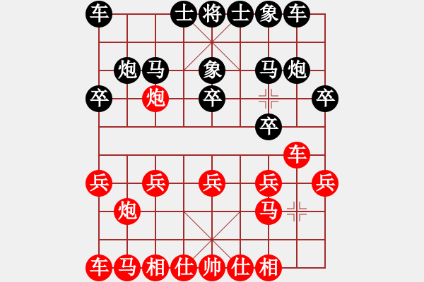 象棋棋譜圖片：懸疑驚險(xiǎn)象棋(三級(jí))vs胡子1159(十四級(jí))2015-11-26.ccf - 步數(shù)：10 