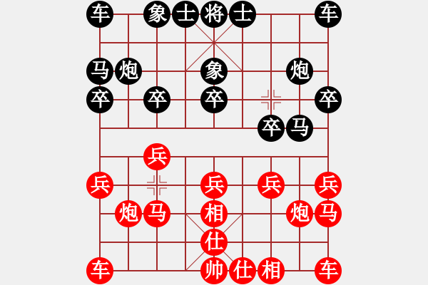 象棋棋譜圖片：崔仕標(biāo) 先和 張燦棠 - 步數(shù)：10 