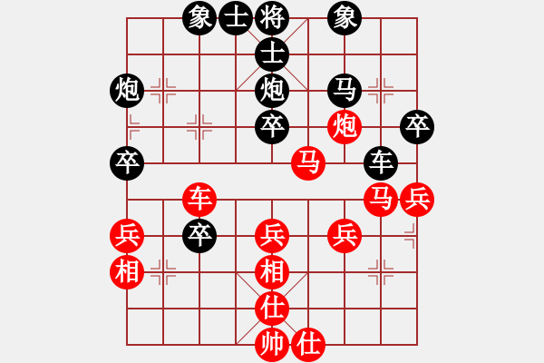 象棋棋譜圖片：高比囝(9段)-負-錦州石化一(人王) - 步數：40 