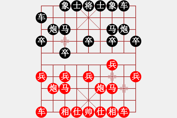 象棋棋谱图片：南阳 颜成龙 和 郑州 侯文博 - 步数：10 