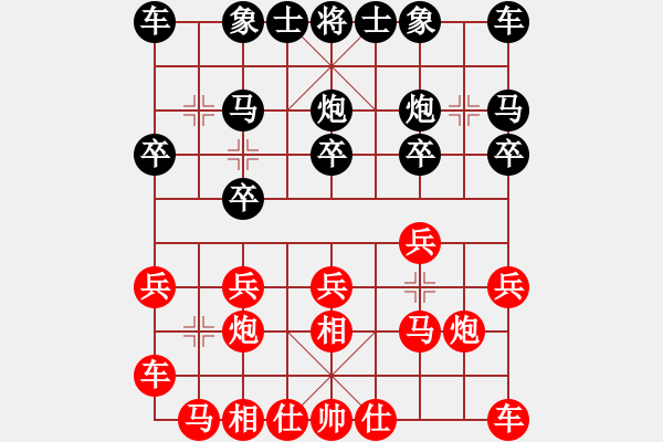 象棋棋譜圖片：泡妞商業(yè)庫(kù)(天罡)-勝-網(wǎng)絡(luò)人機(jī)王(北斗) - 步數(shù)：10 