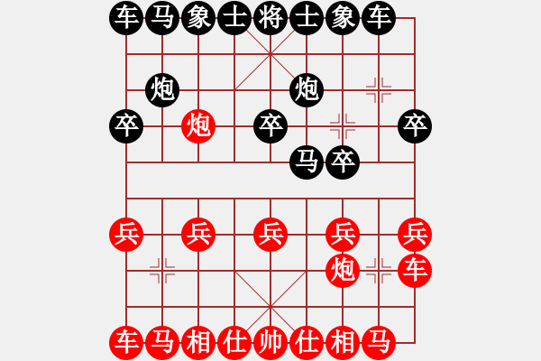 象棋棋譜圖片：象棋愛(ài)好者 VS 云棋士 - 步數(shù)：10 