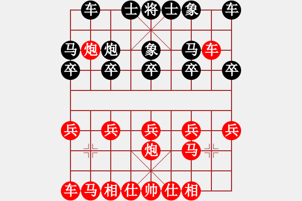 象棋棋譜圖片：19.兦言[935445464] -VS- 用白色蠟筆 畫場(chǎng)白色[1515847803] - 步數(shù)：10 