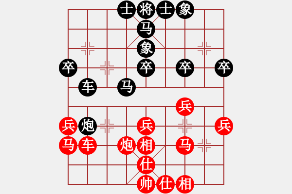 象棋棋譜圖片：申城王無敵(9星)-負(fù)-參觀(北斗) - 步數(shù)：30 