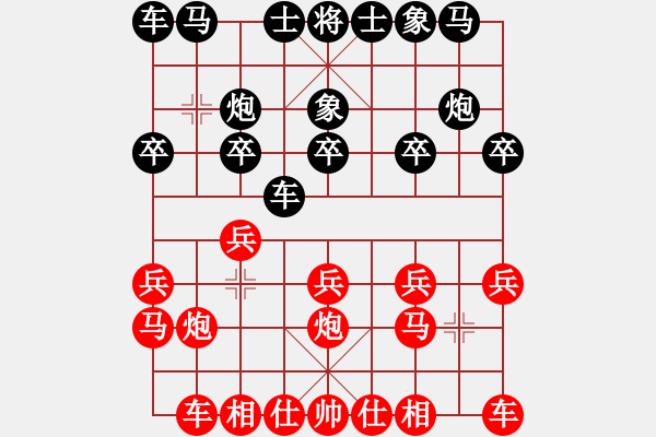 象棋棋谱图片：张江 先和 柳大华 - 步数：10 