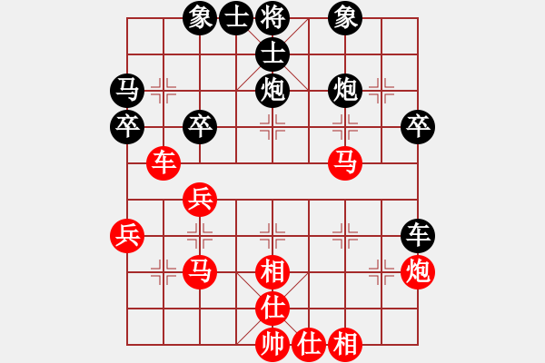 象棋棋譜圖片：2024第12屆寶寶杯邀請(qǐng)賽孟繁睿先勝許國(guó)義5 - 步數(shù)：40 