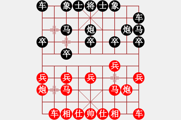 象棋棋谱图片：王跃飞 先胜 谢景波 - 步数：10 