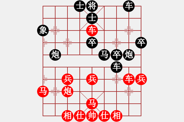 象棋棋譜圖片：老娘要?dú)⑷?月將)-勝-弈雄(9段) - 步數(shù)：40 