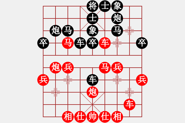 象棋棋譜圖片：安丘居士(9星)-負(fù)-血衣劍客(9星) - 步數(shù)：30 