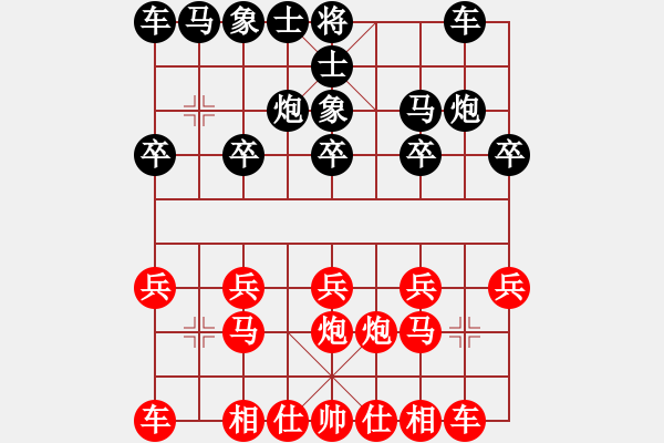 象棋棋譜圖片：2499局 A50-仕角炮局-小蟲引擎23層 紅先勝 天天AI選手 - 步數(shù)：10 