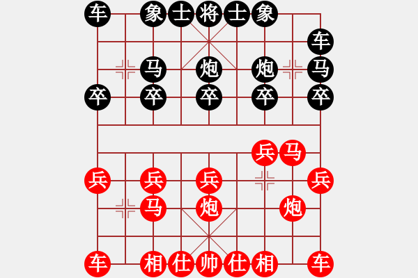 象棋棋譜圖片：第99局 廣東楊官璘 先勝 貴州熊粵華 - 步數：10 