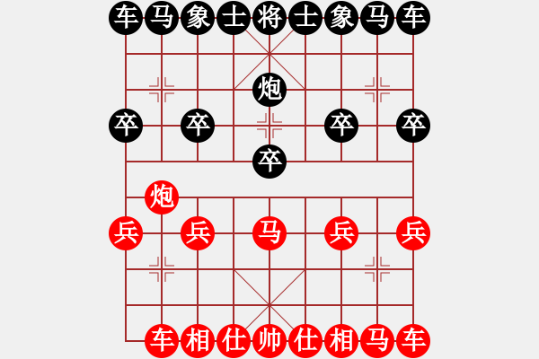 象棋棋譜圖片：敢死炮布局 飄絮＆夢(mèng) 勝 ゞ★黑白棋 - 步數(shù)：10 