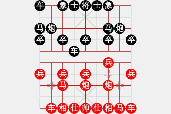 象棋棋譜圖片：我們是朋友[1955097715] -VS- 金鉤炮[2362086542] - 步數(shù)：10 