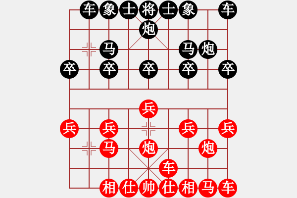 象棋棋譜圖片：周二交流小金鉤勝一心一意2021-07 - 步數(shù)：10 