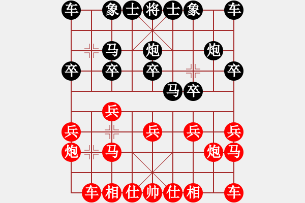象棋棋谱图片：第3轮第3台 安徽 万川 先和 广东 蔡佑广 - 步数：10 