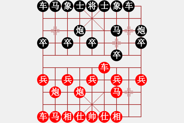 象棋棋譜圖片：神劍飛虎隊(duì)(北斗)-和-炮轟棋盤(pán)(無(wú)極) - 步數(shù)：10 