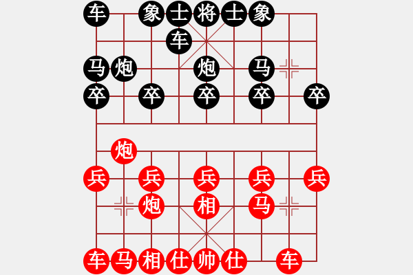 象棋棋譜圖片：印尼 伊萬塞蒂亞萬 和 東馬 林乃存 - 步數(shù)：10 