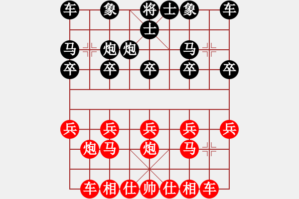 象棋棋譜圖片：棋魂山莊1族5號【紅】勝V棋魂山裝2族3號【黑】 - 步數(shù)：10 