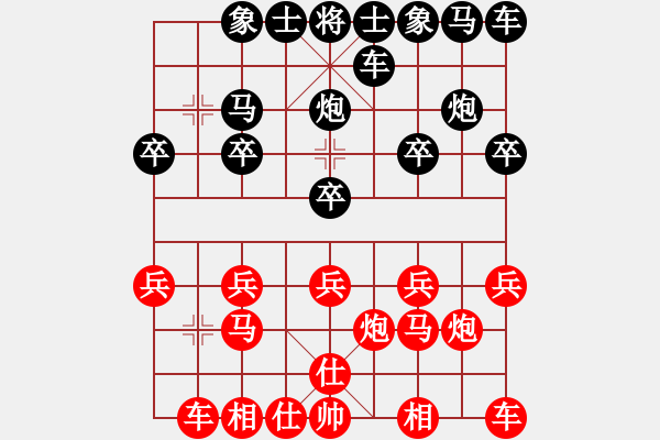 象棋棋譜圖片：茱茱[657572942] -VS- 一線之間[2633993492] - 步數(shù)：10 