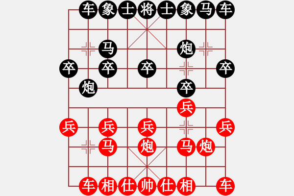 象棋棋譜圖片：萬泉(3段)-勝-棋酒隱君子(2段) - 步數(shù)：10 