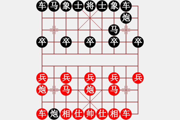 象棋棋譜圖片：王松執(zhí)紅勝仇泰 - 步數(shù)：10 