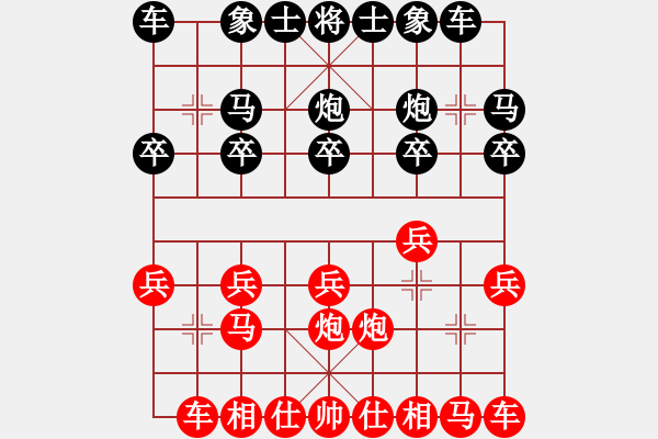 象棋棋譜圖片：gaga(1段)-勝-奇正相生(1段) - 步數(shù)：10 